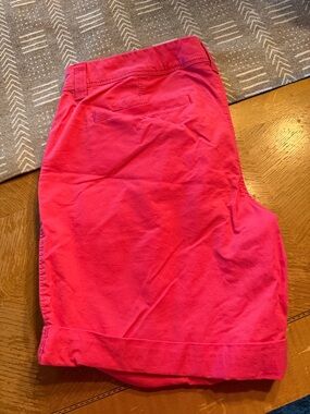 Bright Pink Casual Shorts